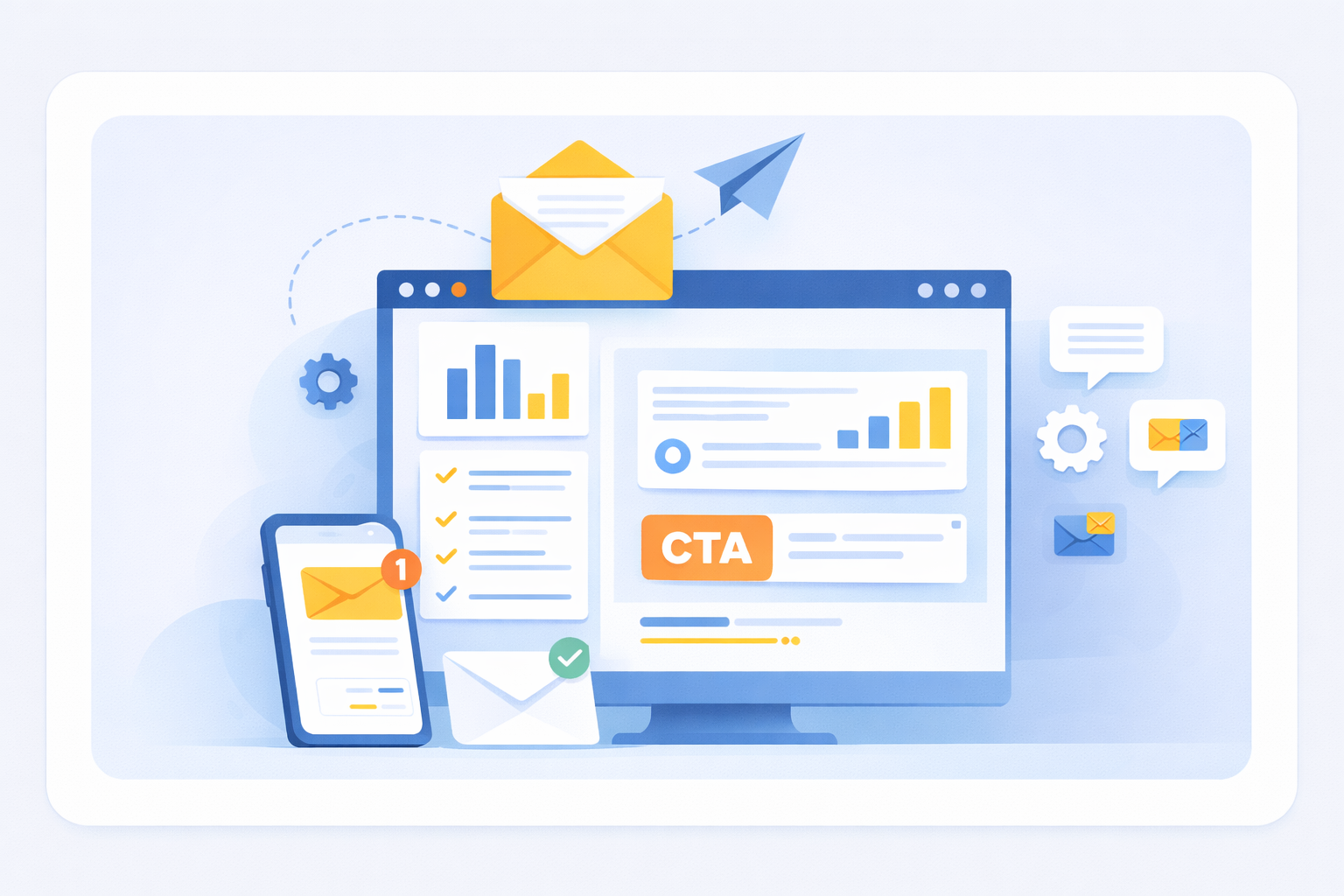 Illustration campagnes d’emailings