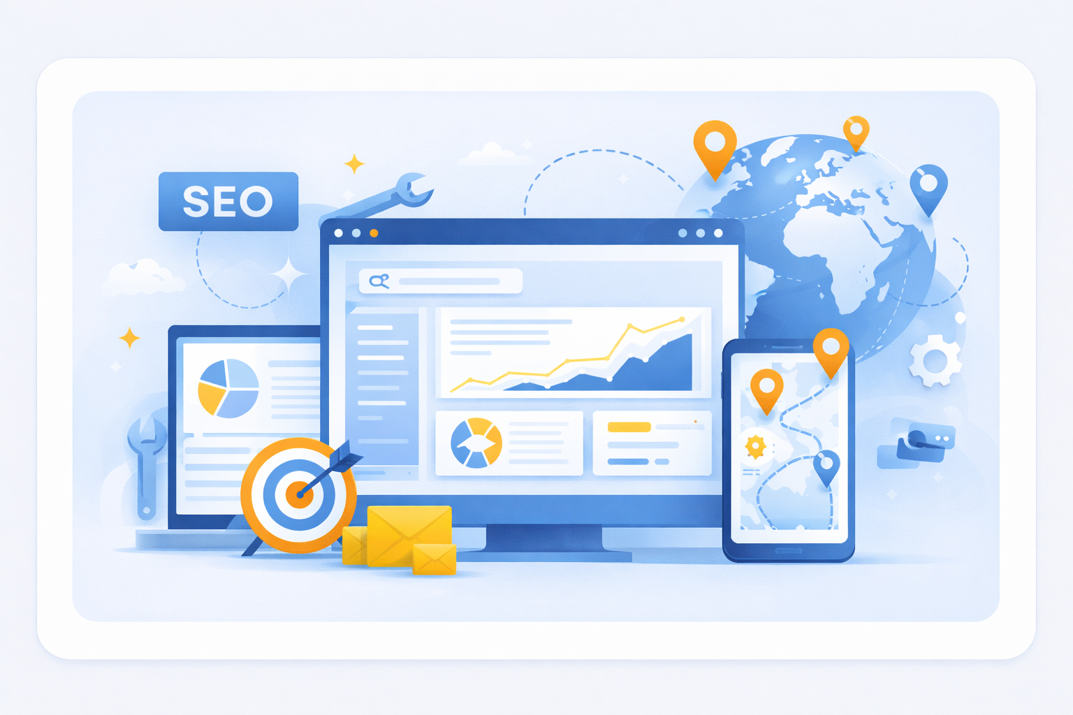 Illustration SEO / GEO