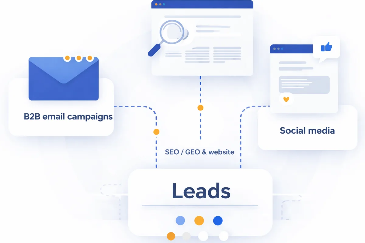 Lead generation drivers illustration